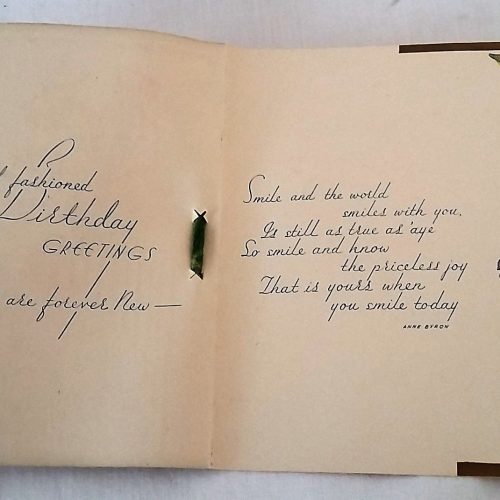 Sincerity Greeting Card 3D Paper Flower Unused Boxed Vintage - Image 2