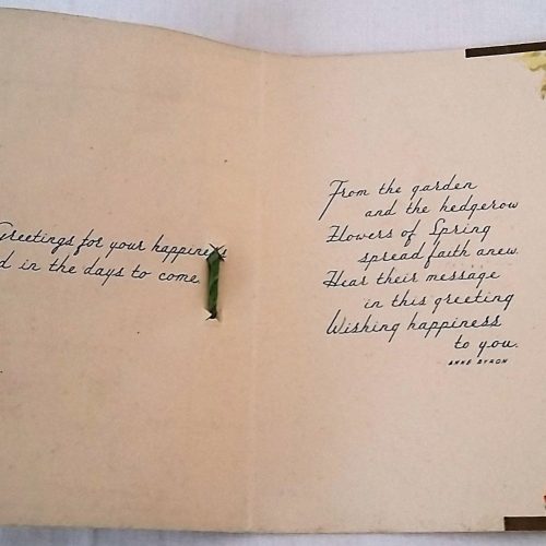 Mother Birthday Card Greeting Flowers Boxed Unused Vintage - Image 2