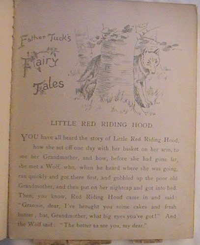 Father Tucks Fairy Tales Book Rare Pull The Tab Mechanical Chromo Antique - Image 3
