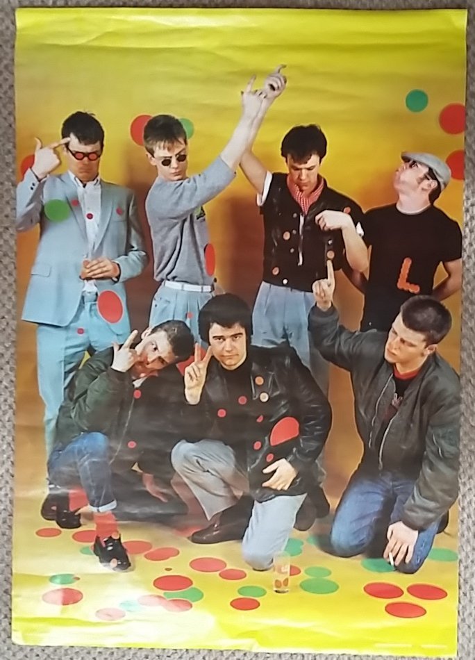 Pop Art Poster MADNESS Rolled Anabas Pin-Up AA1007 1981 Original Vintage