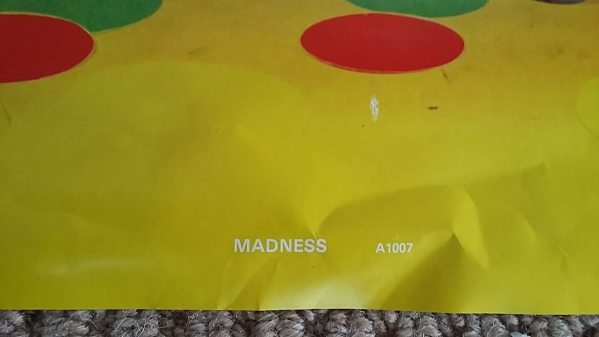 Pop Art Poster MADNESS Rolled Anabas Pin-Up AA1007 1981 Original Vintage - Image 3