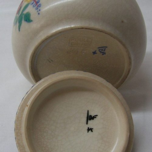 POOLE Pottery Hand Decorated Lidded Preserve Jam Marmalade Pot BF 288 1930's - Image 3