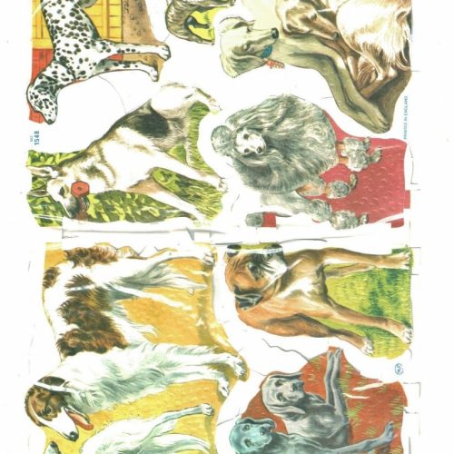 Unopened Packet Mamelok Press MLP Paper Picture Scraps Dog/1548 Cat/1540 1950-60 - Image 1