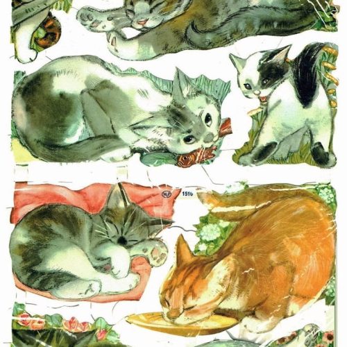 Mamelok Press Cat/1510 & Cat/1540 Paper Picture Scraps Unopened Packet Vintage - Image 2