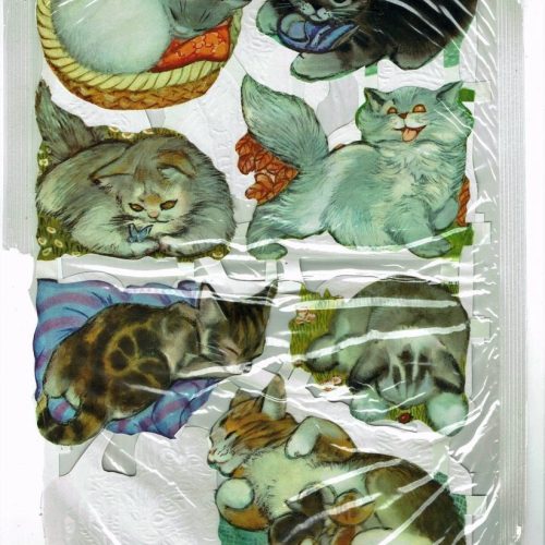 Original Packet Mamelok Press MLP Uncut Paper Scraps Cat/1509 Cat/1540 1950's - Image 2