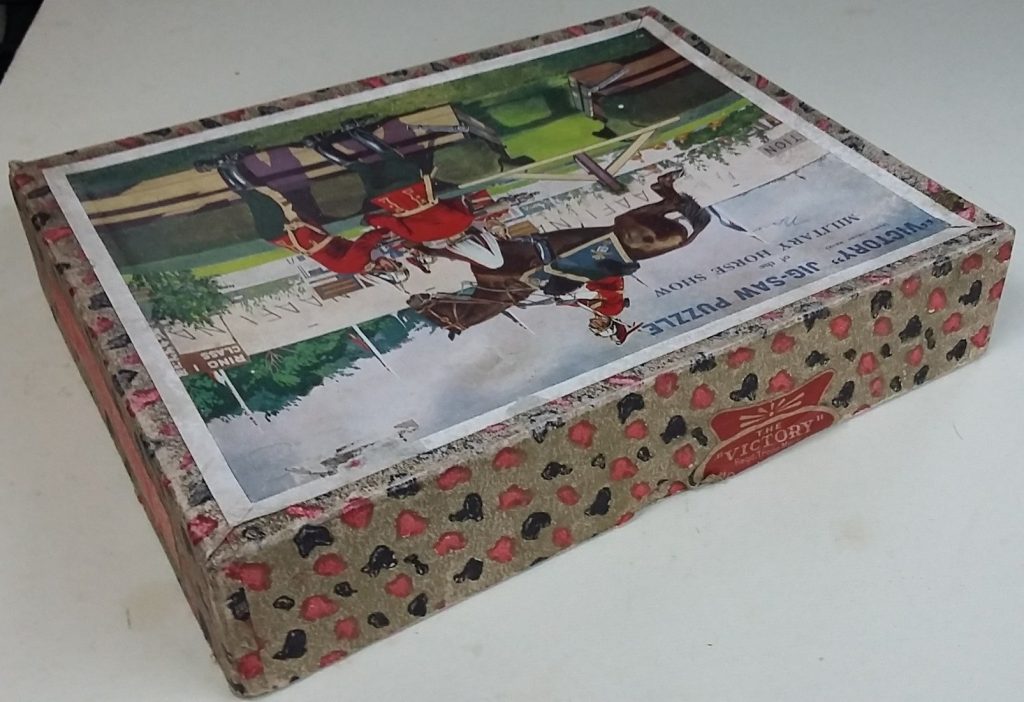 Jigsaw Picture Puzzle Victory No T.P.4 Military Horse Show Complete Vintage