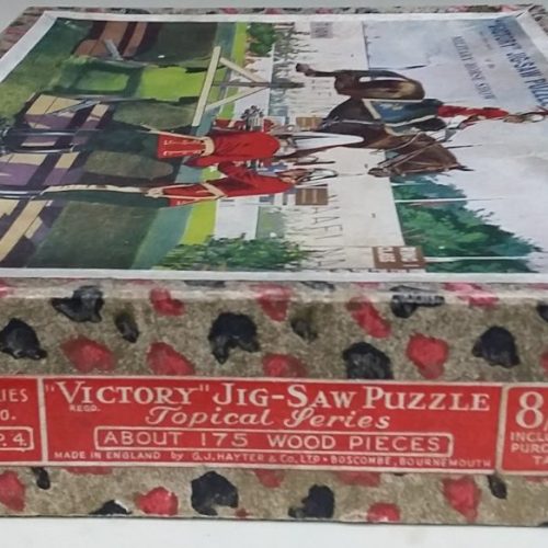Jigsaw Picture Puzzle Victory No T.P.4 Military Horse Show Complete Vintage - Image 3