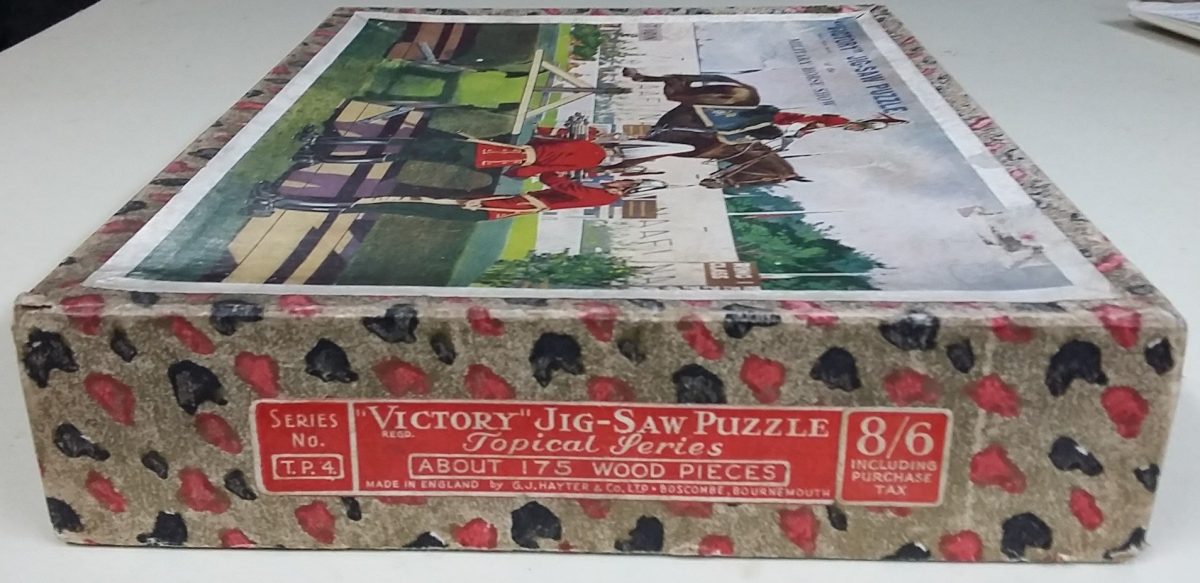 Jigsaw Picture Puzzle Victory No T.P.4 Military Horse Show Complete Vintage - Image 3