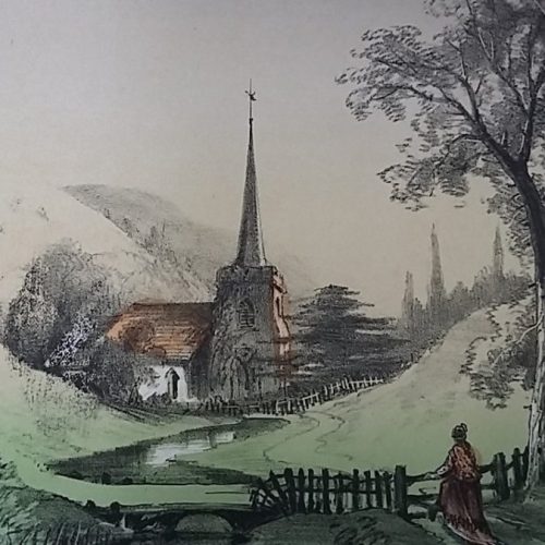 Chromolithographic Art Front Page Chiming Bells of Long Ago Sheet Music Antique - Image 3