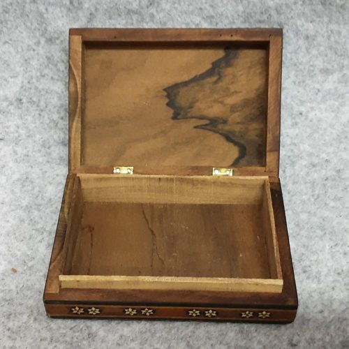 Sorrento Ware Italian Micro Mosaic Wooden Cigarette Box Vintage - Image 3