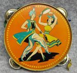 toy tin plate tambourine