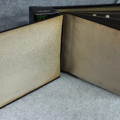 Photograph Album Music Box Black Lacquer MOP Tokyo Seiki Japan Vintage - Image 4