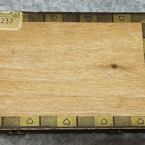 Tobacco Cigar Box EMPTY Wooden Bruns Zigarren Immer Leicht Vintage - Image 4