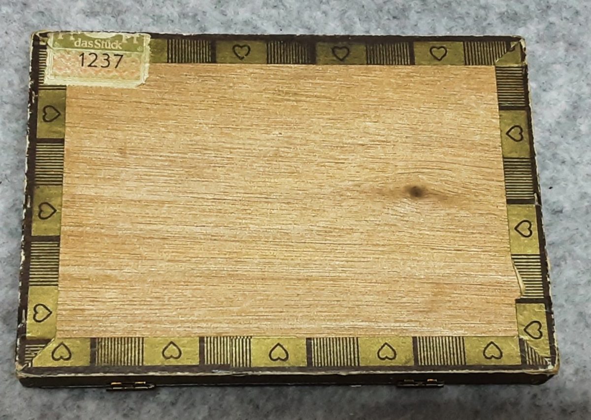 Tobacco Cigar Box EMPTY Wooden Bruns Zigarren Immer Leicht Vintage - Image 4