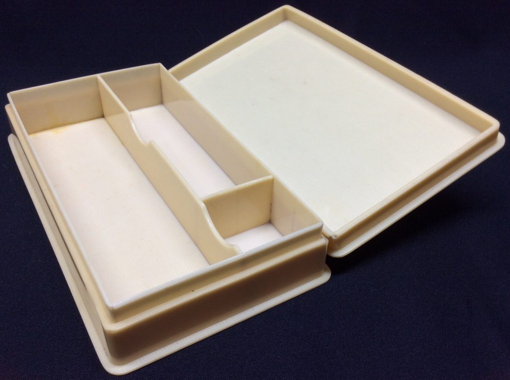 Celluloid Vanity Box Plain Ivoreen Manicure Tool Accessories Antique