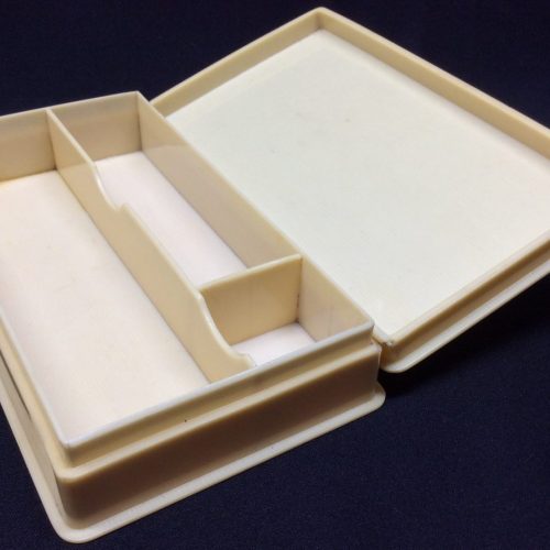 Celluloid Vanity Box Plain Ivoreen Manicure Tool Accessories Antique - Image 5