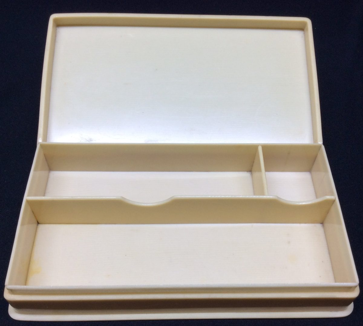 Celluloid Vanity Box Plain Ivoreen Manicure Tool Accessories Antique - Image 4