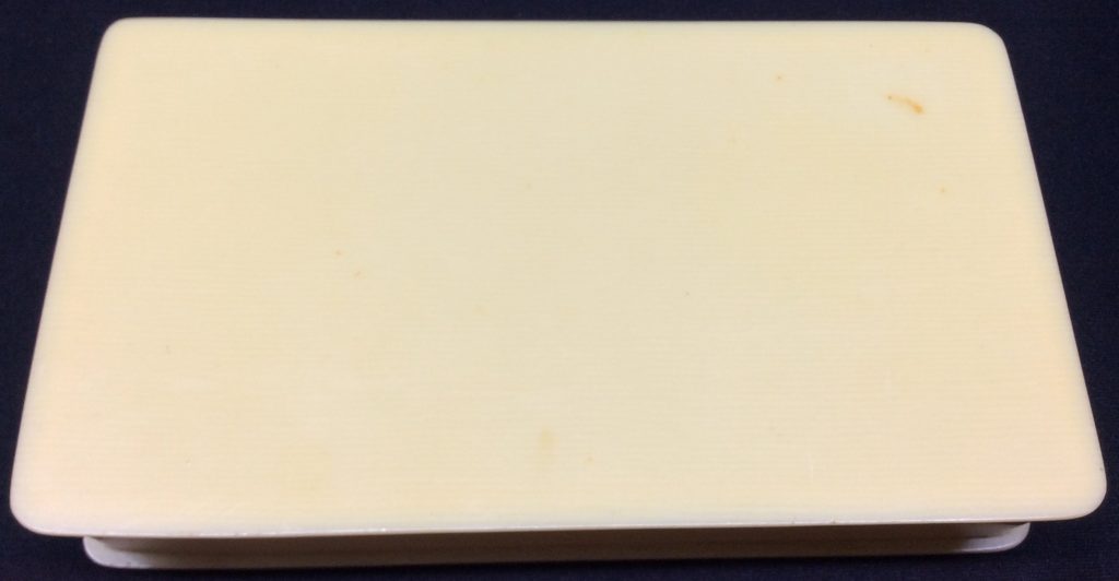 Celluloid Vanity Box Plain Ivoreen Manicure Tool Accessories Antique