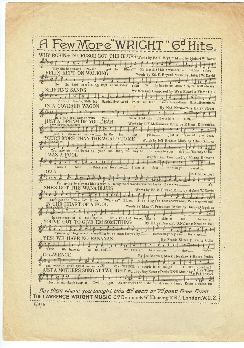 WHISTLE I'll Stand by Your Window Tonight Fox Trot Sheet Music MCMXXII 1922 - Image 2