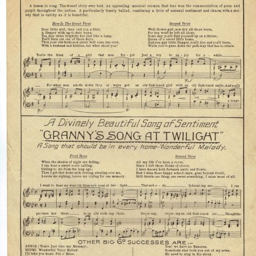 NEVER LET HER LEARN to DANCE Fox Trot Tucker Sheet Music MCMXXII 1922 - Image 2