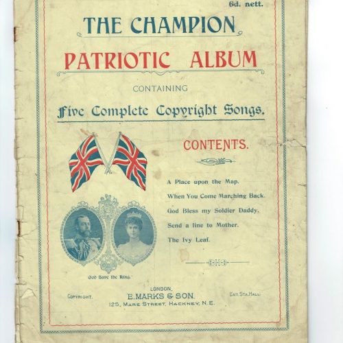 Champion PATRIOTIC ALBUM Five Complete Copyright Songs Sheet Music 1916 - Image 1