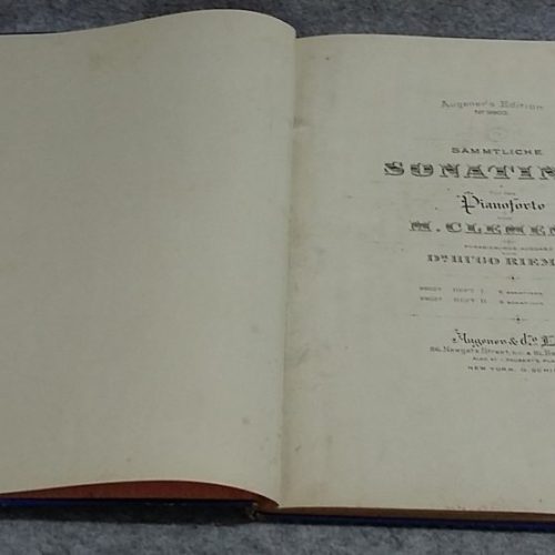 Sammtliche Sonatinen Pianoforte Muzio Clementi Sheet Music Hugo Rieman Augener - Image 5