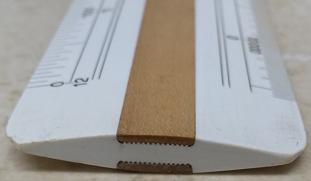ORDNANCE Scale Ruler A.W.Faber Castell 2723 Boxwood & Celluloid Vintage