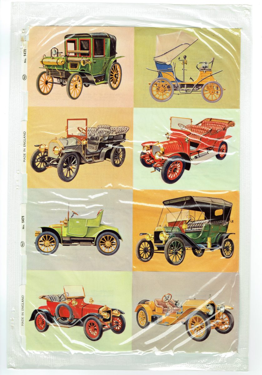 2 Sheet Mamelok Press MLP Uncut Paper Scraps Transport/1471 Aeroplane /1222 - Image 2
