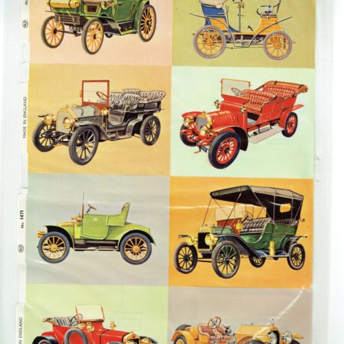 2 Sheet Mamelok Press MLP Uncut Paper Scraps Car/1471 Airport/995 - Image 2