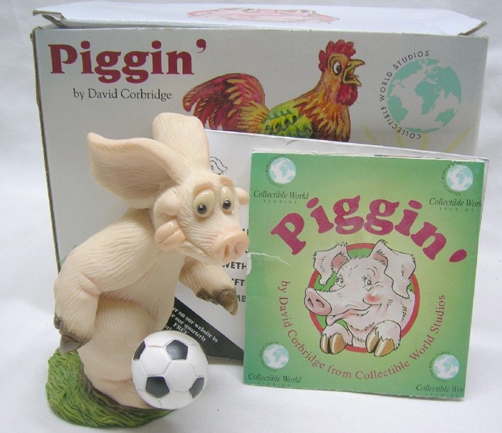 CWS Piggin FOOTBALL David Corbridge 1998 Boxed Vintage Collectable