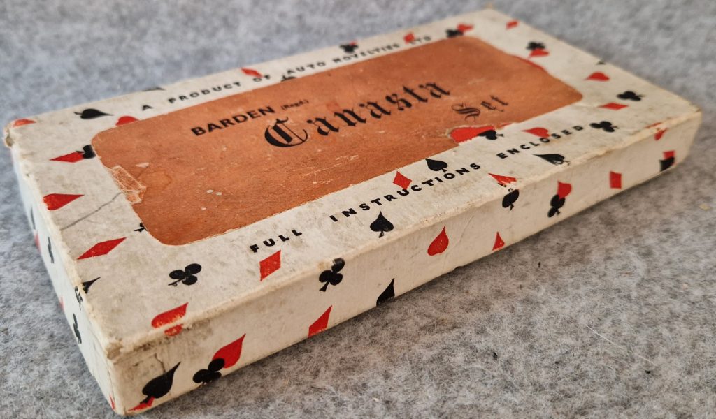 Canasta Playing Cards Auto Novelties De La Rue Barden Goodall Vintage