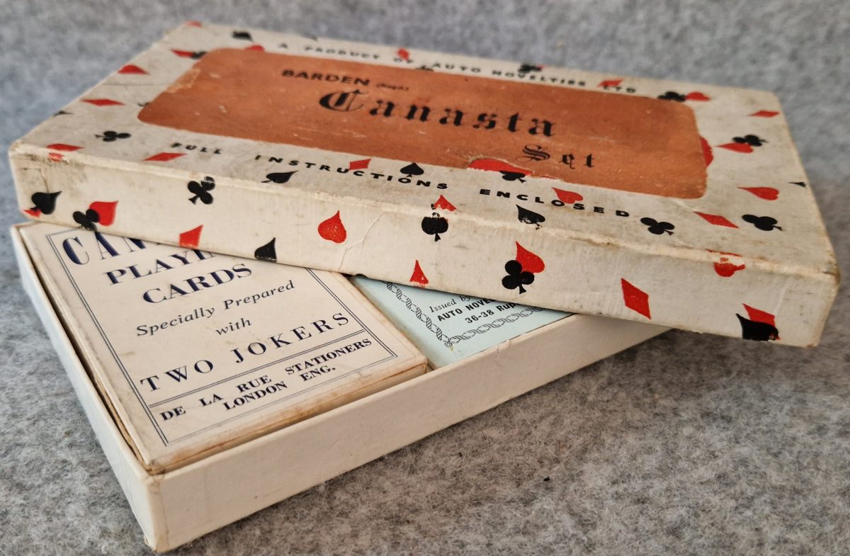 Canasta Playing Cards Auto Novelties De La Rue Barden Goodall Vintage - Image 9