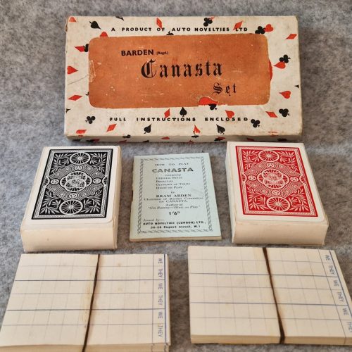 Canasta Playing Cards Auto Novelties De La Rue Barden Goodall Vintage - Image 8