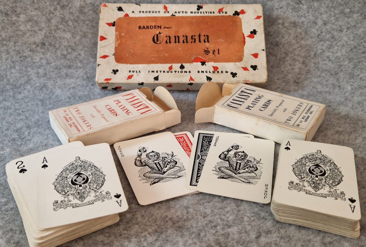 Canasta Playing Cards Auto Novelties De La Rue Barden Goodall Vintage - Image 7