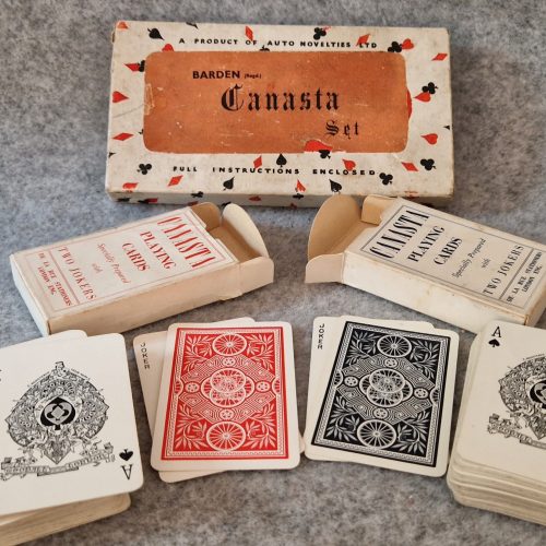 Canasta Playing Cards Auto Novelties De La Rue Barden Goodall Vintage - Image 6