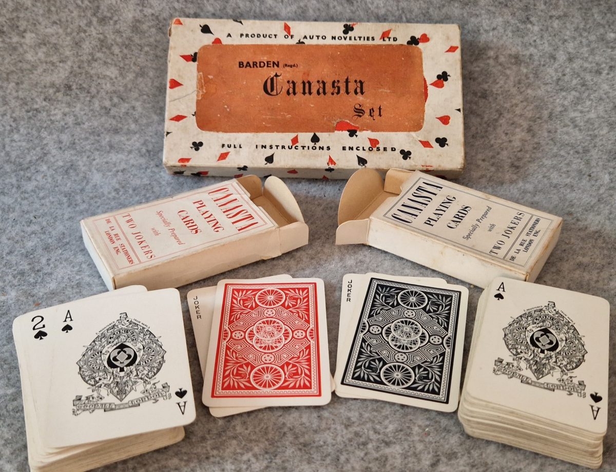 Canasta Playing Cards Auto Novelties De La Rue Barden Goodall Vintage - Image 6
