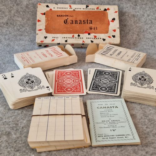 Canasta Playing Cards Auto Novelties De La Rue Barden Goodall Vintage - Image 5