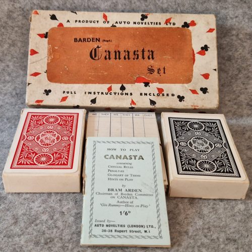 Canasta Playing Cards Auto Novelties De La Rue Barden Goodall Vintage - Image 4