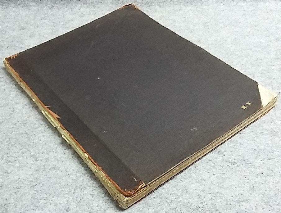 Sheet Music Lithographic Original Leather Bound Book Dresden Germany 1889