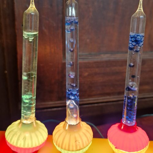 Vintage Bubble Lights Candelabra Bright Glass Plug Pumice Original 40-50's - Image 13
