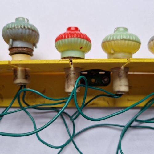 Vintage Bubble Lights Candelabra Bright Glass Plug Pumice Original 40-50's - Image 7