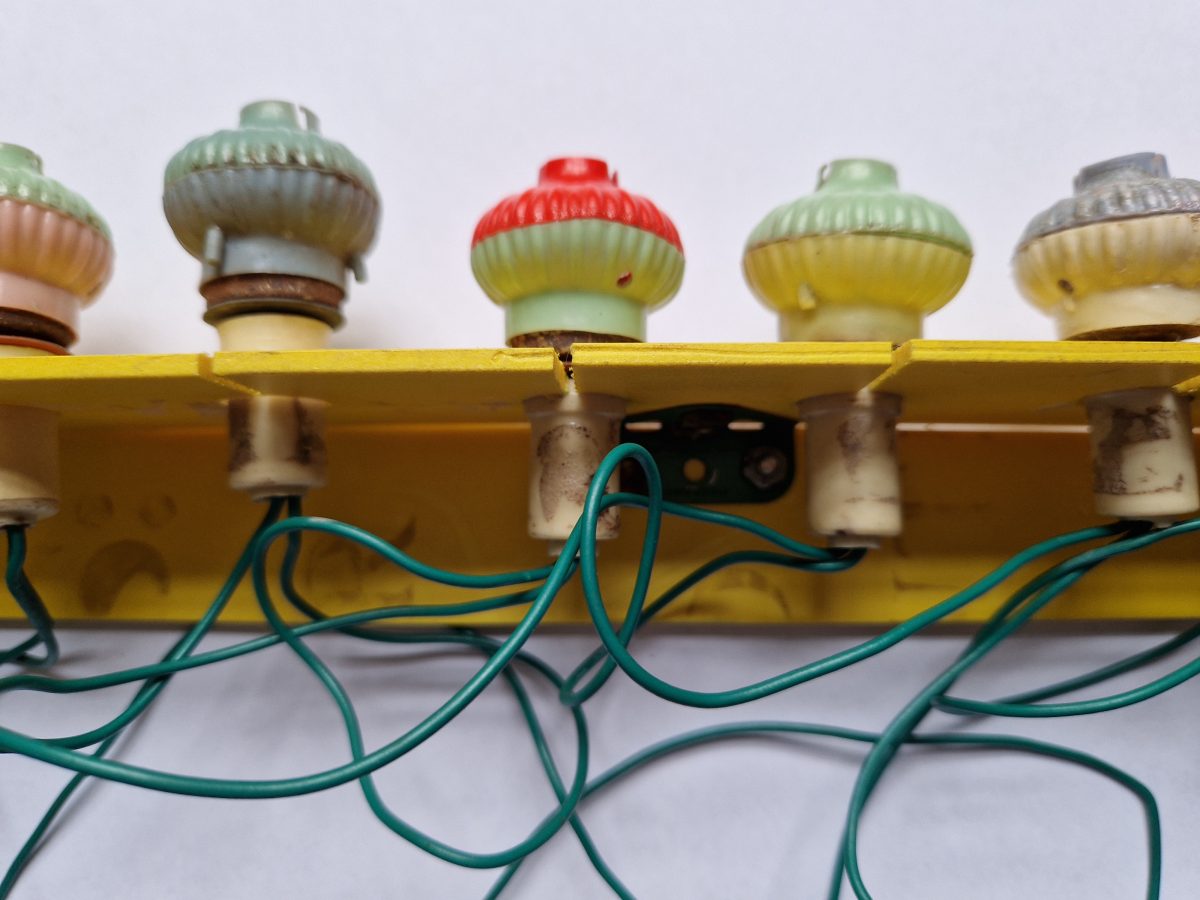 Vintage Bubble Lights Candelabra Bright Glass Plug Pumice Original 40-50's - Image 7