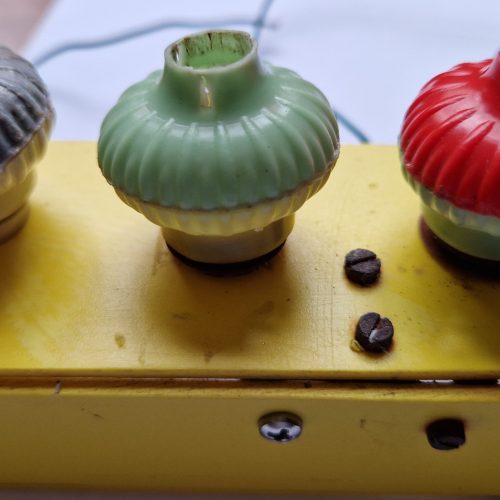 Vintage Bubble Lights Candelabra Bright Glass Plug Pumice Original 40-50's - Image 3