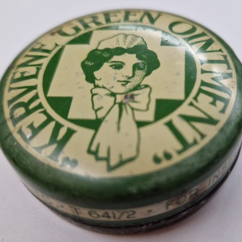 KERVENE Green Ointment Original Rare Advertising Tin T 641/2 Antique - Image 2