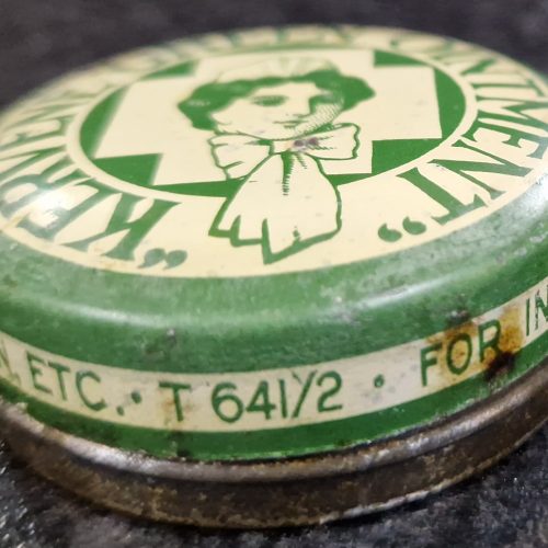 KERVENE Green Ointment Original Rare Advertising Tin T 641/2 Antique - Image 3