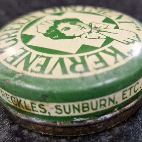 KERVENE Green Ointment Original Rare Advertising Tin T 641/2 Antique - Image 4