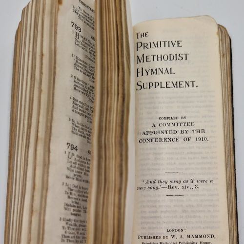 Pocket Finger Hymn Book Primitive Methodist Hymnal with Supplements Antique - Image 5