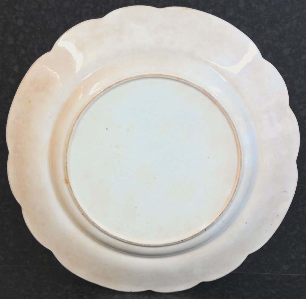 Nursery Plate Wedgwood Pottery German Text Fruchtschnittern Antique