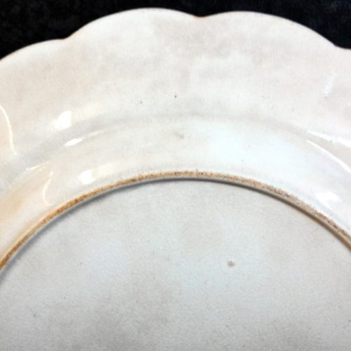 Nursery Plate Wedgwood Pottery German Text Fruchtschnittern Antique - Image 4
