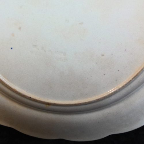 Nursery Plate Wedgwood Pottery German Text Fruchtschnittern Antique - Image 6